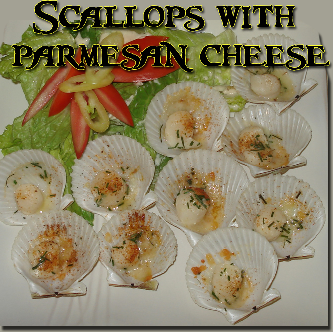 scallops parmesan