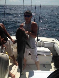 Ohioan Jake Lewis with a 56 pound cobia