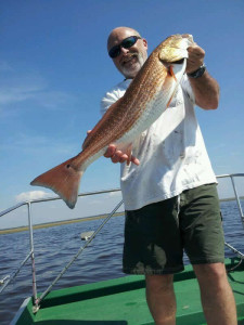 Randy Harris caught this fine redfish during an airboat trip.  