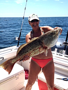 Danette Tomlinson from Interlachen nailed this beautiful gag grouper. 