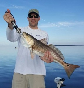 Ken Harbour from Alachua fished some calm waters to find this redfish