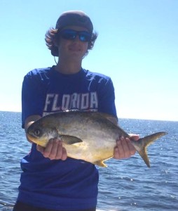 Nico Deese scored with this dinner-sized pompano. 