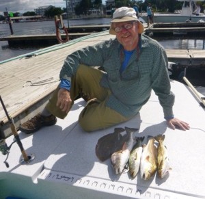 Another short trip with Dr. Tom Pearson from Gainesville resulted in a nice dinner collection of fish. 