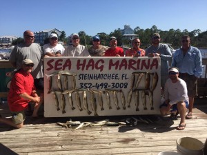 Multiple captains combined for this group fishing trip and scored well with both sand and speckled seatrout. 
