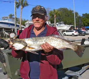 Speaking of gator trout, Ray Blackshire caught this 6 pounder in a small creek