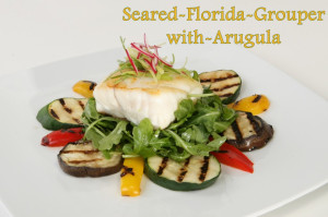 Seared-Florida-Grouper-with-Arugula