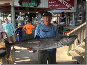 Gainesville Offshore Fishing Club record 50 pound kingfish caught by Ken Knopf