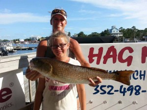 Colleen and Cason Jolly found this excellent redfish.
