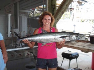 And Debby Knopf claimed the largest kingfish in the tournament. 