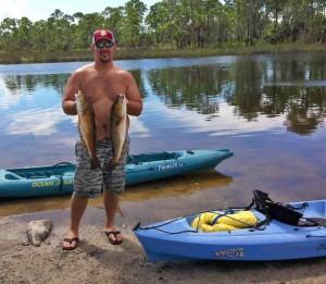 More and more people are kayaking our area. Jeremy King found these fine fish while kayaking Rocky Creek.