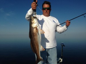 Mike Reeves fished south of Pepperfish Keys to find this fine redfish.