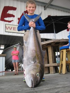  Michael Presley and a 50 pound amberjack taken at the end of last month.  