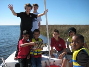Honor middle school students from the Rock School in Gainesville had great fun participating in a scavenger hunt sponsored by the Sea Hag Marina. 