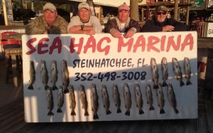 Tommy Ballard from St. Simons Island brought some friends and scored great limits of trout. 