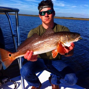 Branson Green with a nice redfish. 