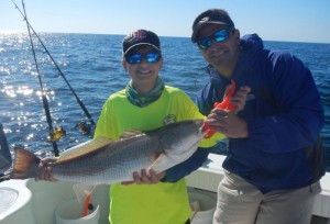 Cannon Carr from Gainesville with an offshore bull redfish.