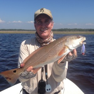 I had an amazing redfish day with Doug Barrett- 17 redfish between 23 and 28 inches in an hour. School is fun. 