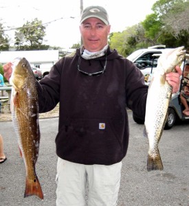Greg Hause from Alachua with part of his excellent catch.