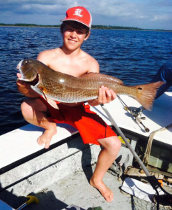 Lee Hurst from Cook’s Hammock with his upper-slot redfish