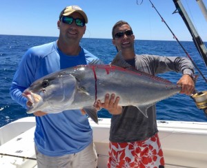 Sean Campbell and Danny Shore from Gainesville with a giant amberjack. 