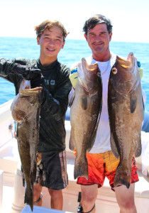Getting wet is the best way to find big grouper this time of year….ask Chase and Charlie Norwood about spearfishing. 