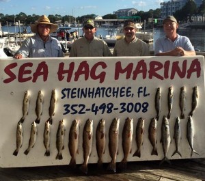 One picture from the Mulkey Enterprises group that fished for a number of days and caught lots of fish. 